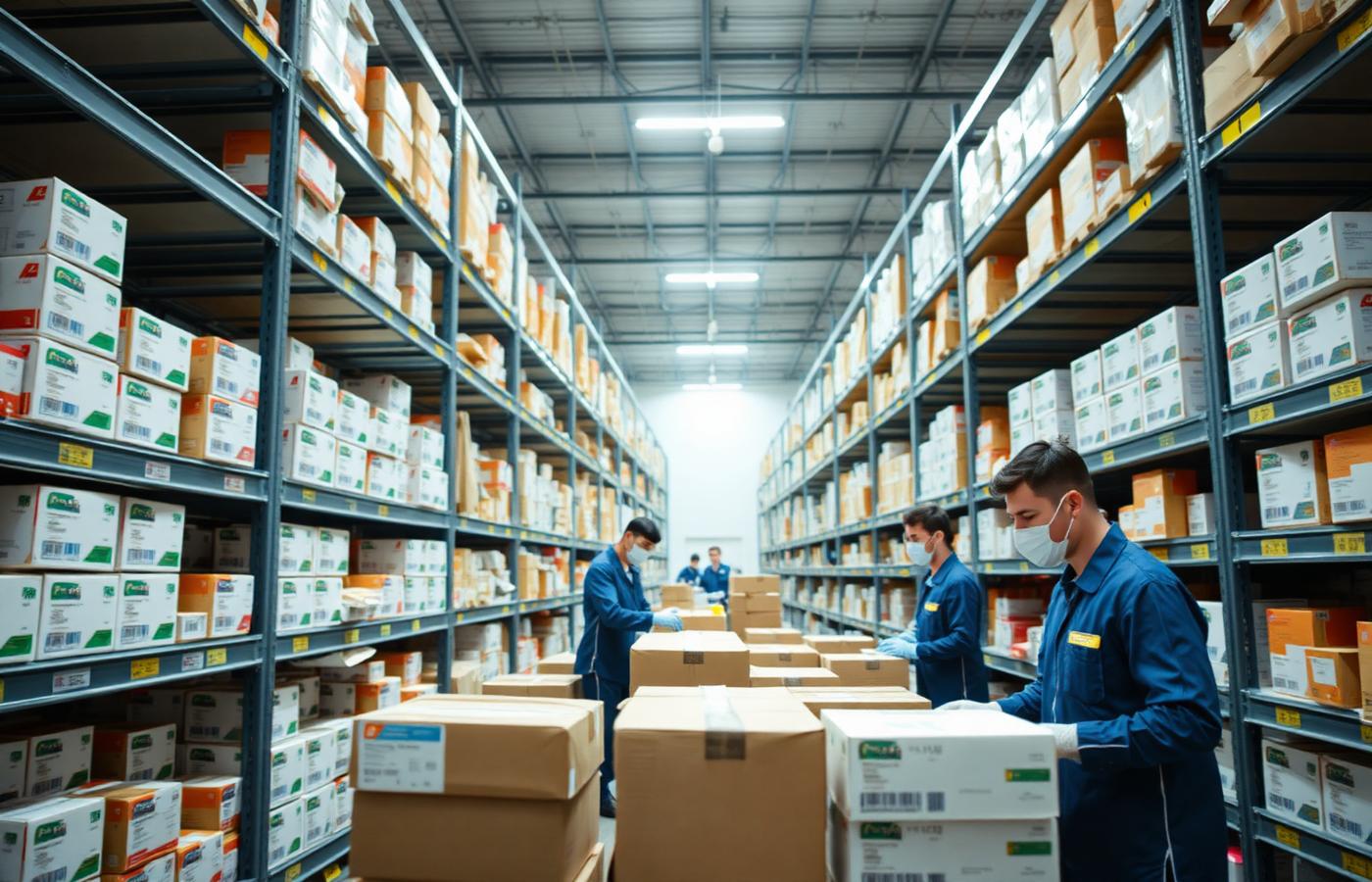 Centro de distribuição farmacêutica